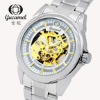 GESMART Men's Skeleton Automatic Mechanical Watch Fashion Casual Business