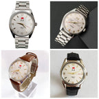 Red Flag Men's Mechanical Watch All Steel Bracelet NOS