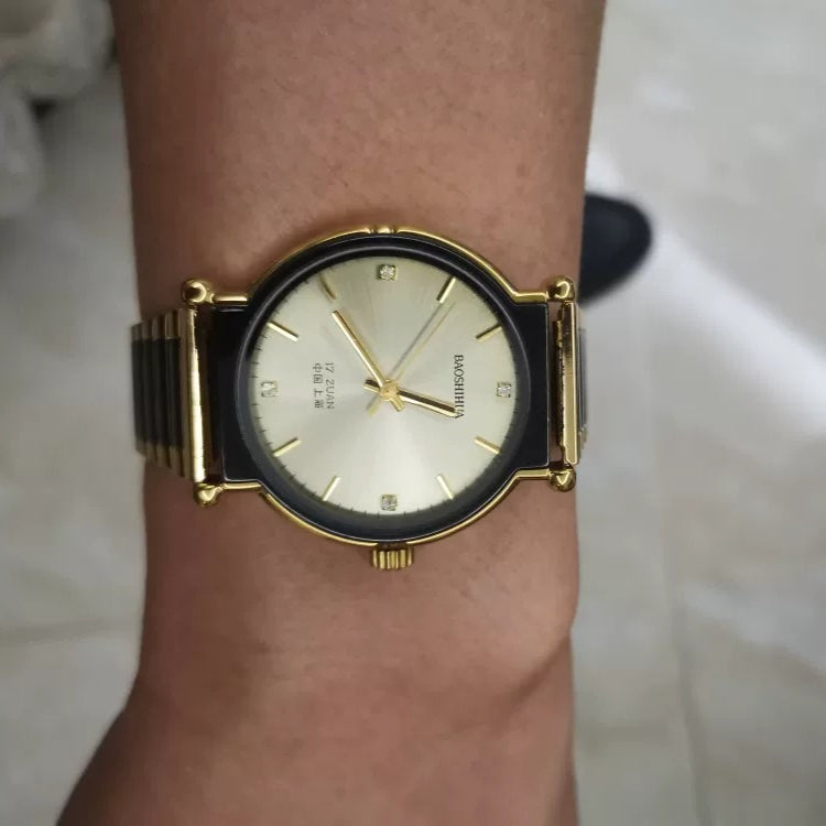 New NOS Men's Manual Wind Mechanical Round Watch Collectible Enthusiast Gift