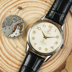 Chunlei Men's Manual Wind Mechanical Watch Vintage NOS Father Gift Retro