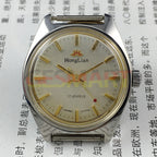 HONGLIAN 32mm manual watch with 17 jewels, golden nail markers, and stylish grey dial for classic elegance.