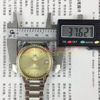 Shanghai Factory 36.5mm manual mechanical watch with 19 jewels, shock-resistant for lasting performance.