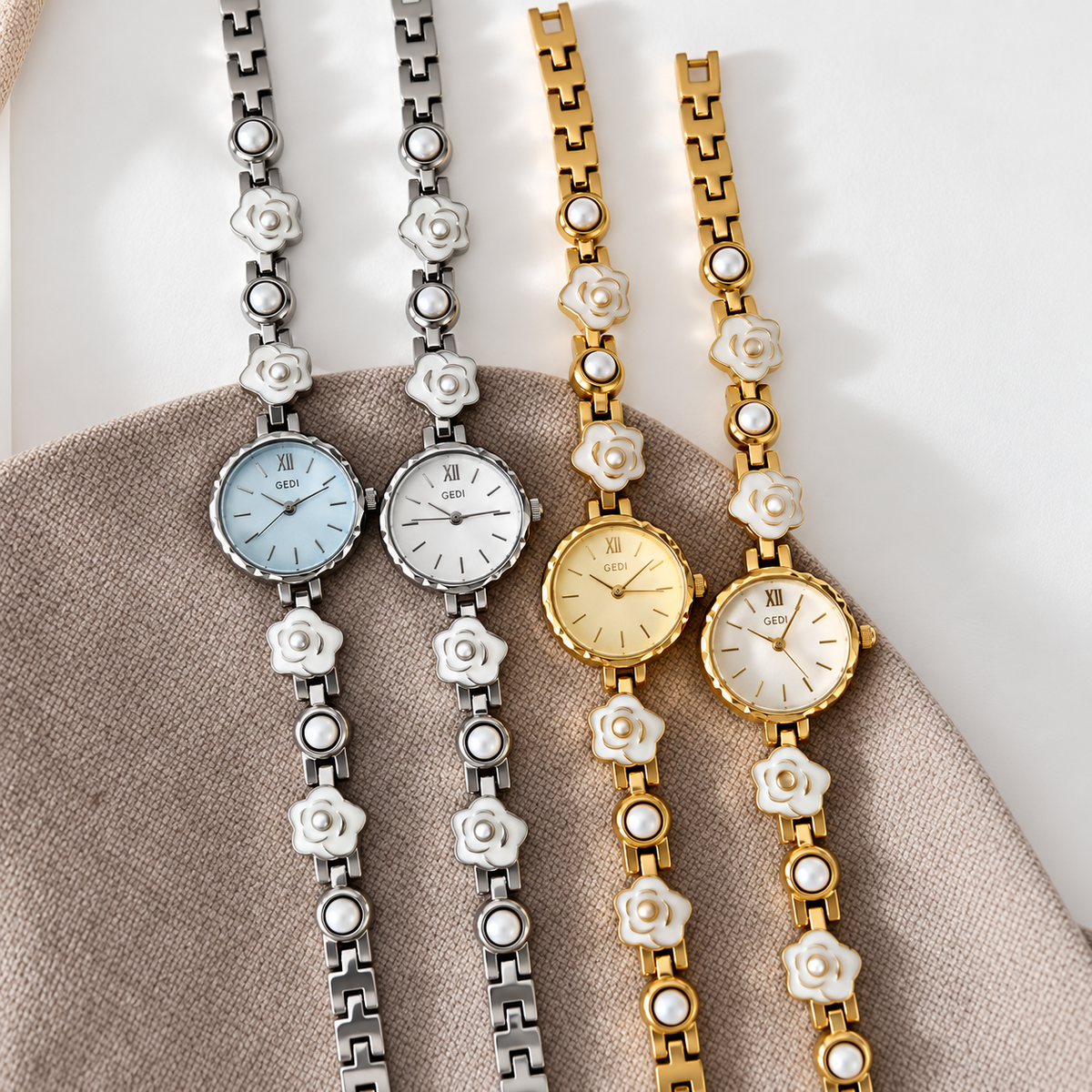 Women's Camellia Bracelet Quartz Watch