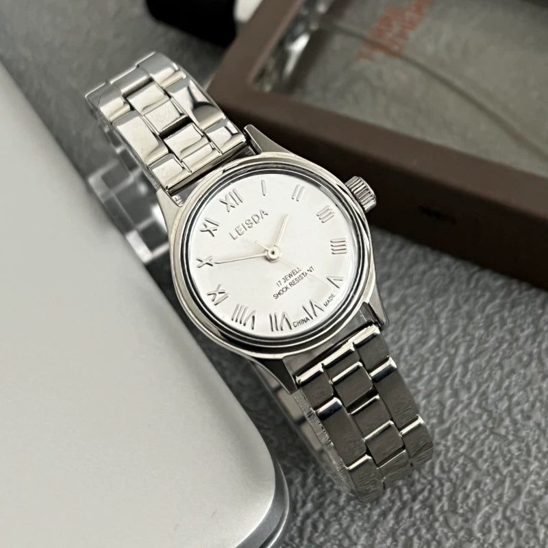 LEISDA Ladies Manual Wind Mechanical Watch Small Minimalist Vintage NOS