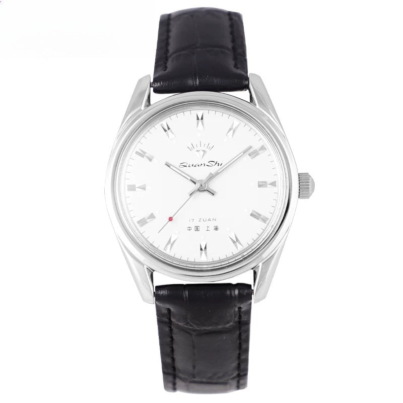Diamond Brand Men's Manual Wind Mechanical Watch Luminous Steel 7120 Movement
