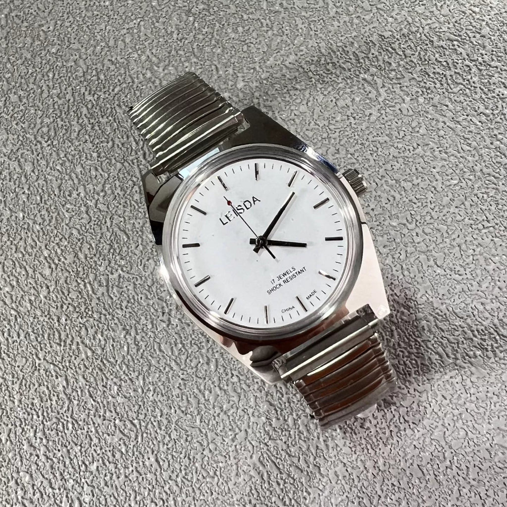 LEISDA 7120 Manual Wind Mechanical Men's Watch Classic Minimalist Vintage