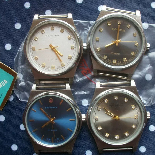 Vintage Men's Manual Wind Mechanical Watch NOS No.2 Factory Wear Collectible
