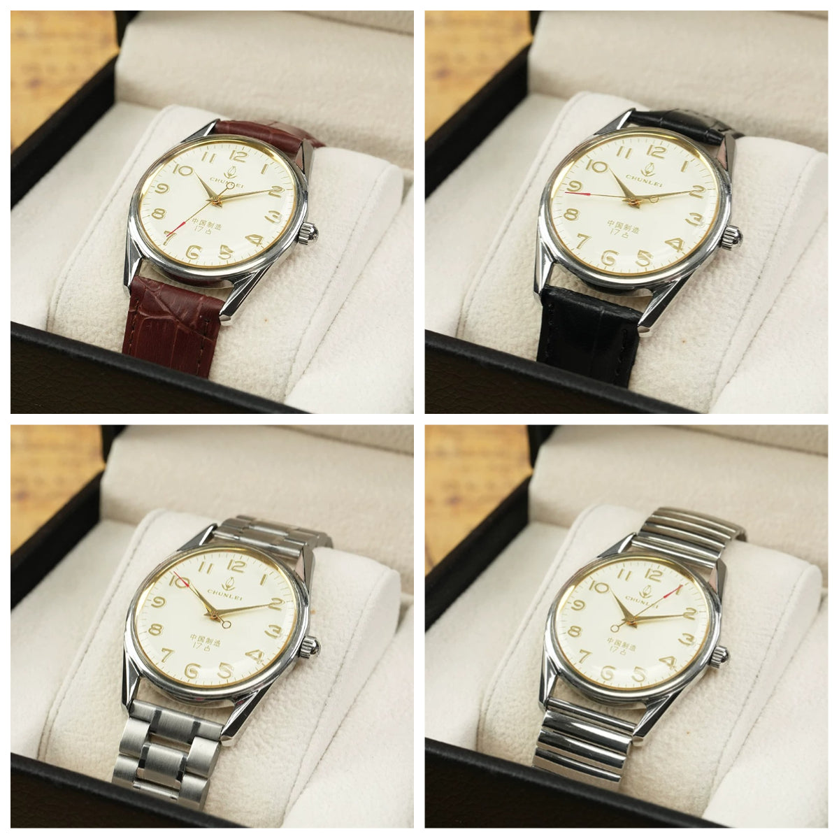 Chunlei Men's Manual Wind Mechanical Watch Vintage Retro Gift Choice