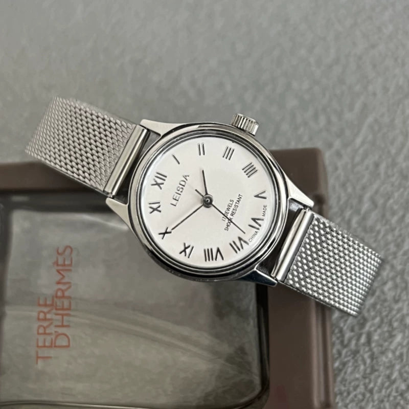 LEISDA Ladies Manual Wind Mechanical Watch Small Minimalist Vintage NOS