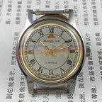 HONGLIAN 32mm manual mechanical watch featuring 17 jewels and a classic Roman numeral dial for elegant timekeeping.