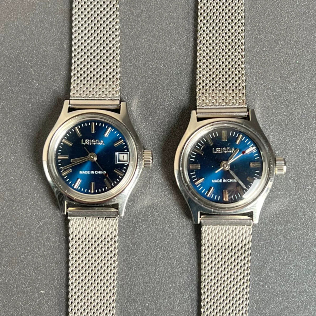 LEISDA Vintage Ladies Manual Wind Mechanical Watch 19 Jewels 90s Retro NOS