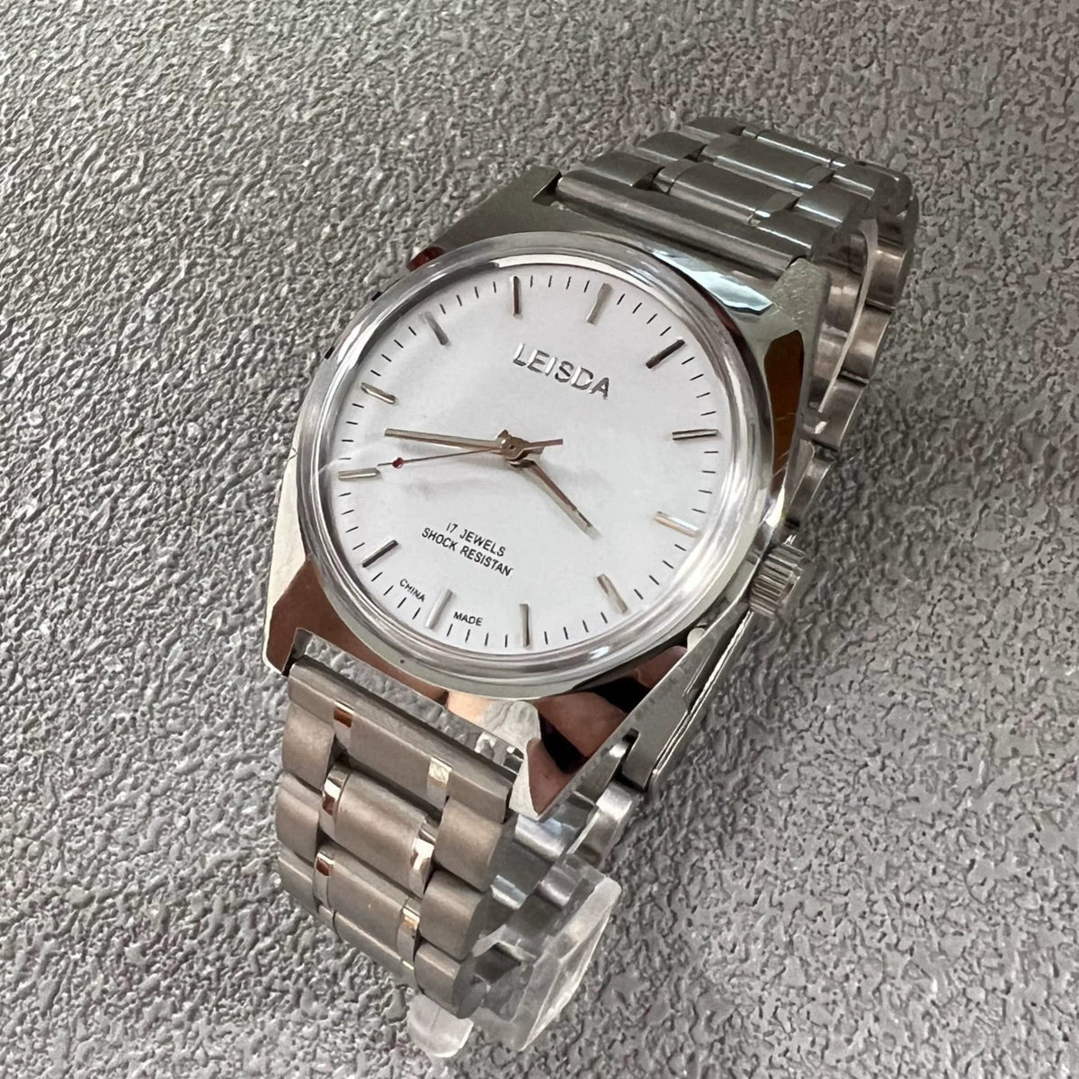 LEISDA 7120 Manual Wind Mechanical Men's Watch Classic Minimalist Vintage