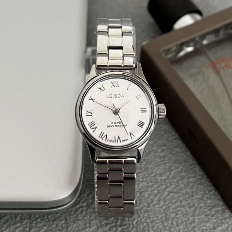 LEISDA Ladies Manual Wind Mechanical Watch Small Minimalist Vintage NOS