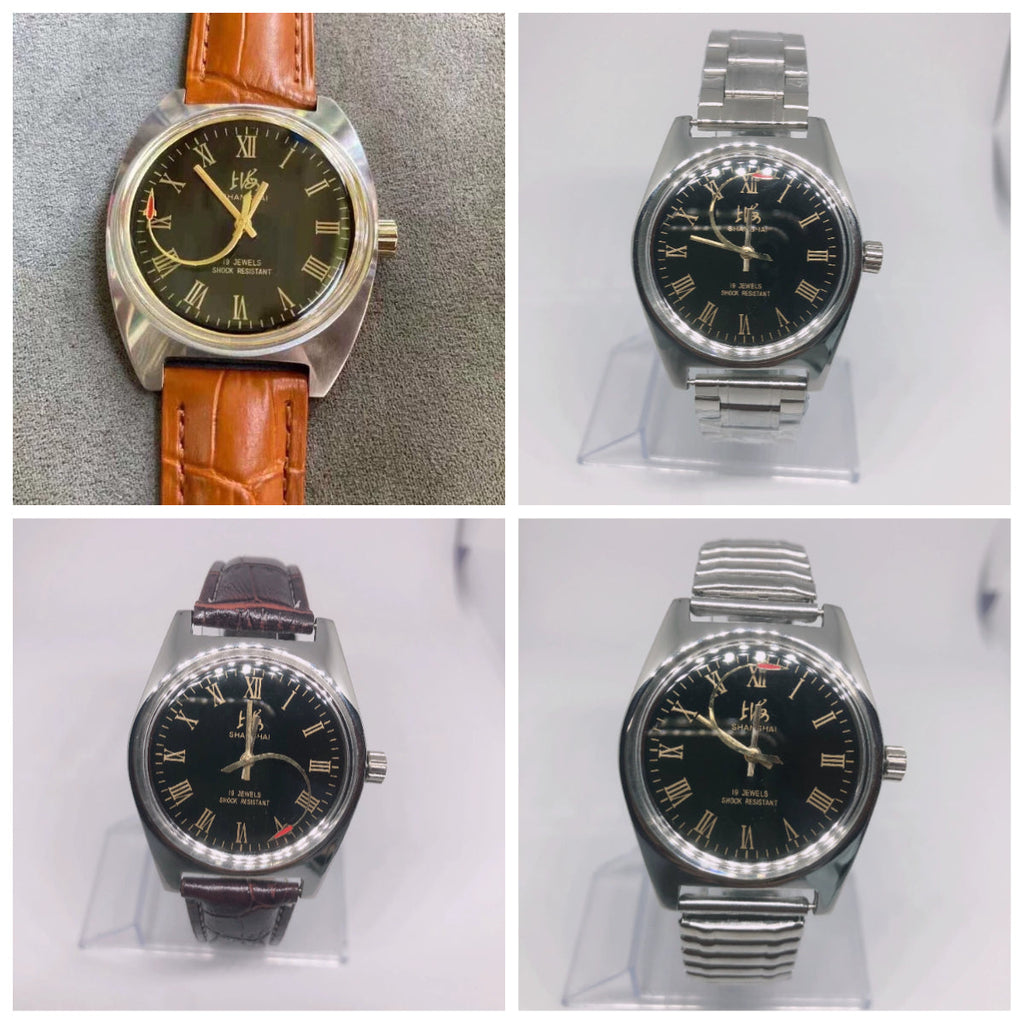 Red Flag 8120ZH 19 Jewels Manual Wind Mechanical Watch Roman Dial Airplane Hands