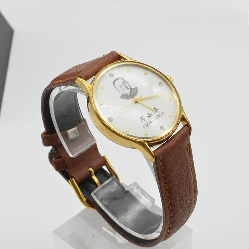 Vintage Red Commemorative Collectible Watch Imported Movement Limited Edition
