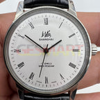 Shanghai Factory 36mm 8120 manual mechanical watch with shock-resistant 17-jewel movement, classic design by Shanghai Factory.