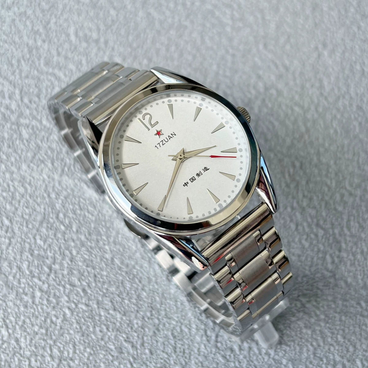 Vintage 7120 Manual Wind Mechanical Men's Watch August 1st Retro Gift NOS