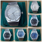No Logo 41mm Automatic Watch Steel Case Bracelet Sapphire Crystal NH35