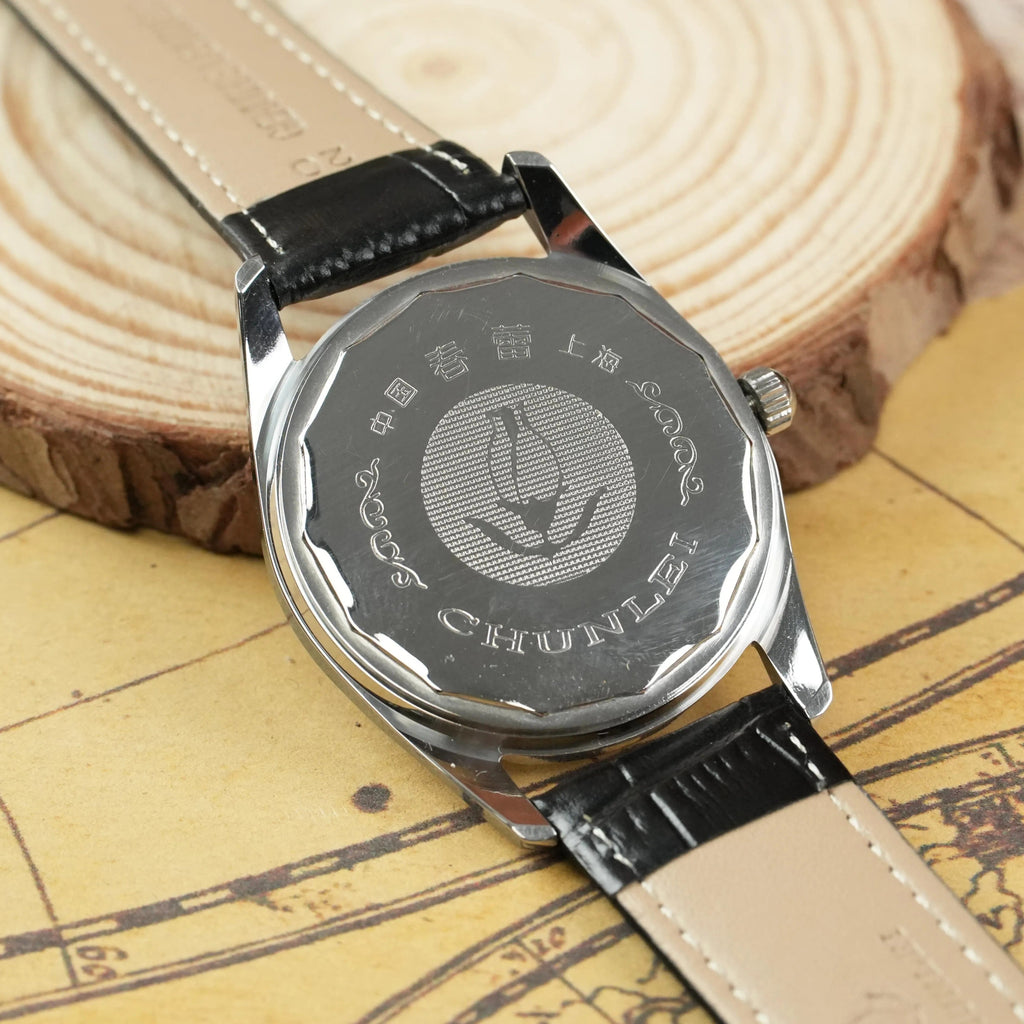 Chunlei Men's Manual Wind Mechanical Watch Vintage NOS Father Gift Retro