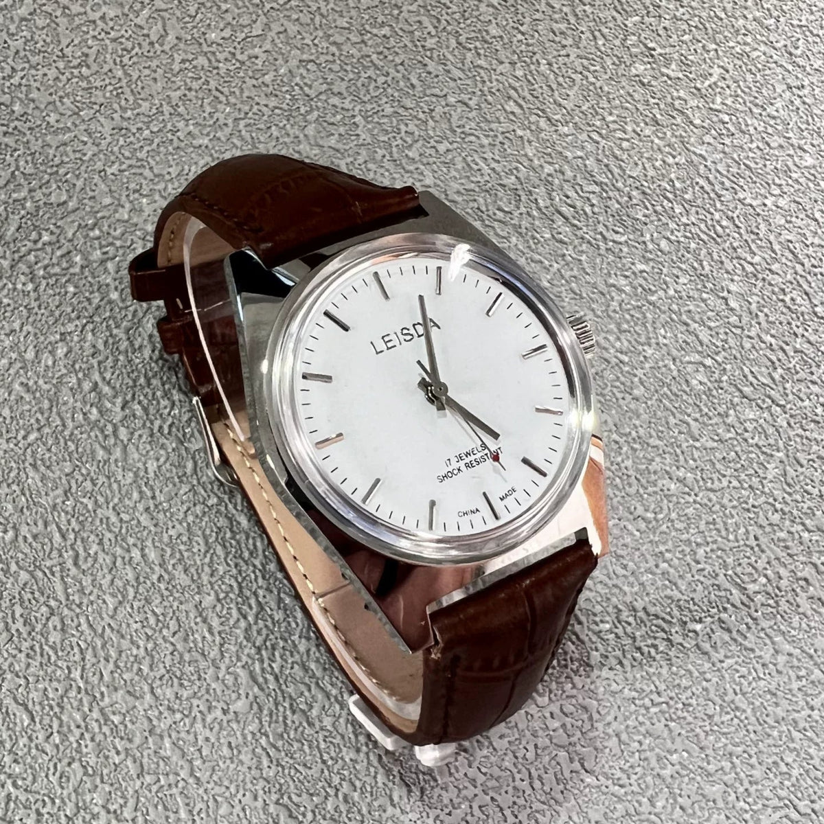 LEISDA 7120 Manual Wind Mechanical Men's Watch Classic Minimalist Vintage