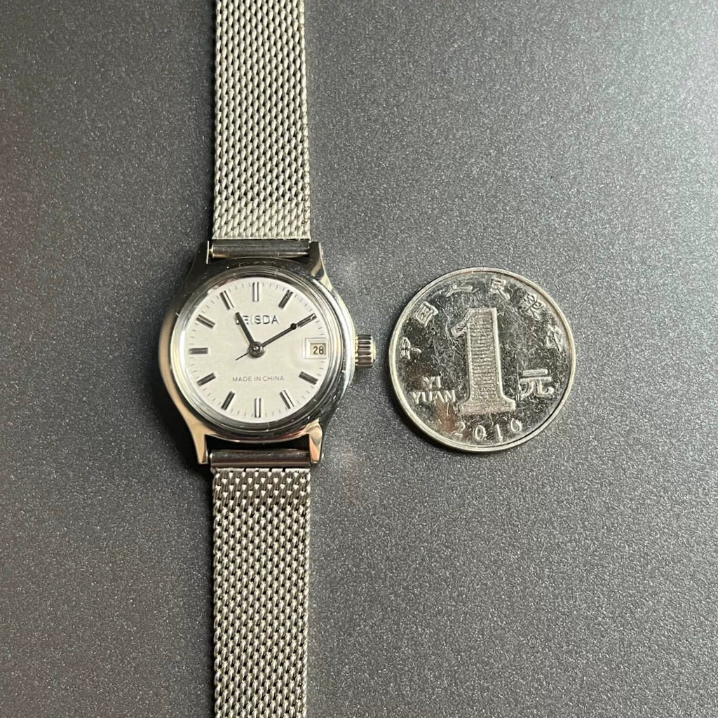 LEISDA Vintage Ladies Manual Wind Watch 19 Jewels Sea Gull Movement NOS