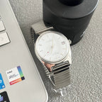 LEISDA 7120 Manual Wind Mechanical Men's Watch Date Classic Vintage NOS