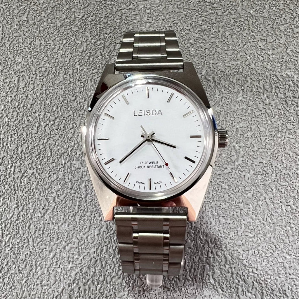 LEISDA 7120 Manual Wind Mechanical Men's Watch Classic Minimalist Vintage