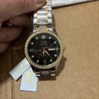 Men's Automatic Mechanical Watch Solid Steel Bracelet NOS Clearance Sale