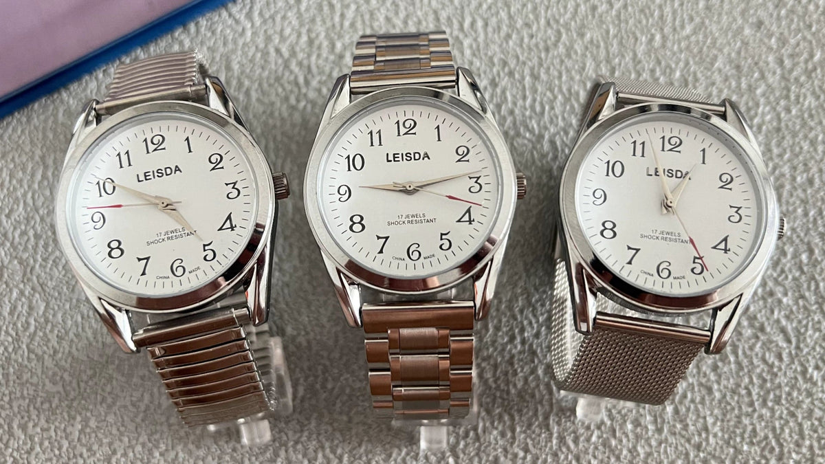 LEISDA 7120 Manual Wind Mechanical Watch Classic Vintage Student NOS