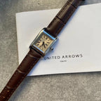 UNITED ARROWS Ladies Small Square Dial Watch Japan Import Vintage Fashion