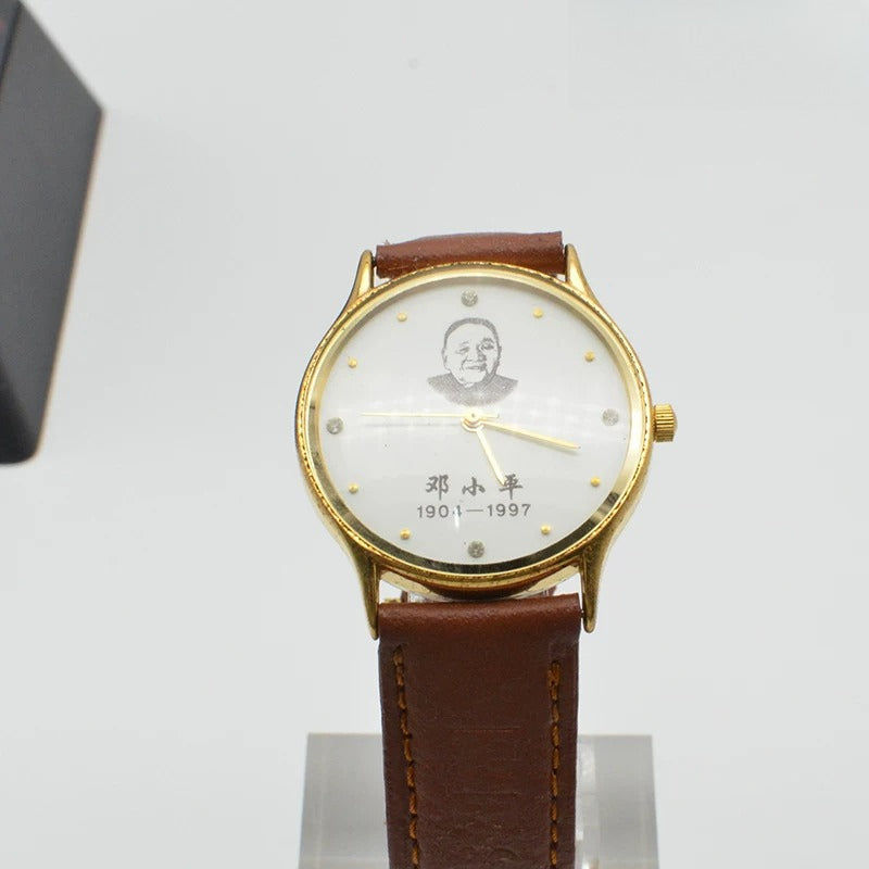 Vintage Red Commemorative Collectible Watch Imported Movement Limited Edition