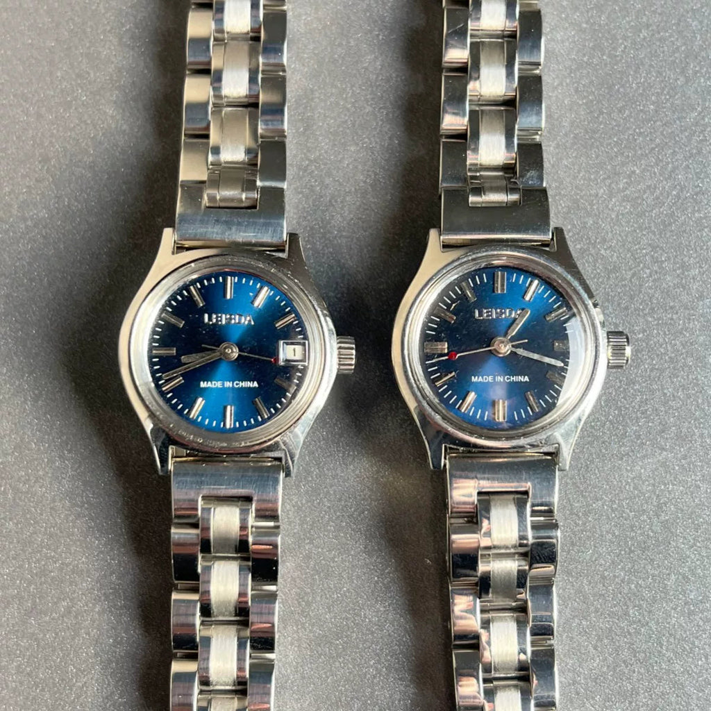 LEISDA Vintage Ladies Manual Wind Mechanical Watch 19 Jewels 90s Retro NOS