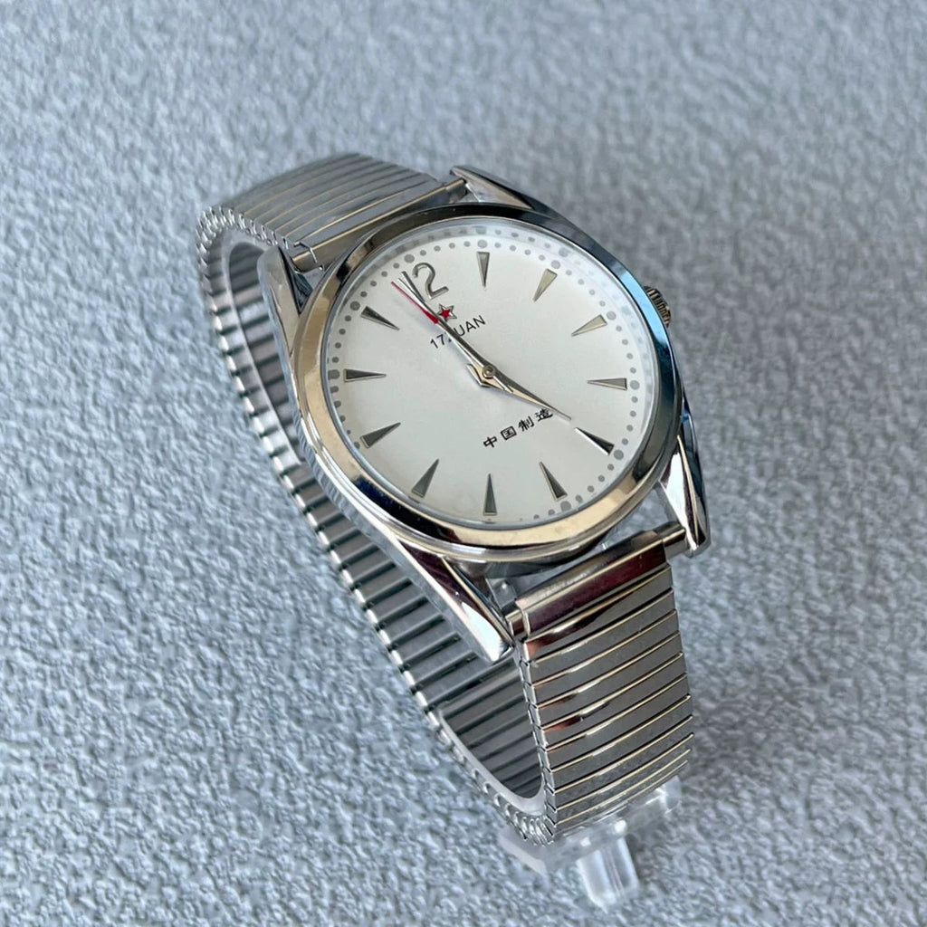 Vintage 7120 Manual Wind Mechanical Men's Watch August 1st Retro Gift NOS