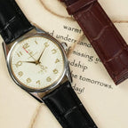 Chunlei Men's Manual Wind Mechanical Watch Vintage NOS Father Gift Retro