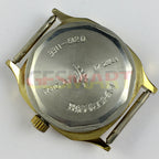 Dandong 34mm Peacock manual mechanical watch with black dial, 17 jewels, and calendar display.