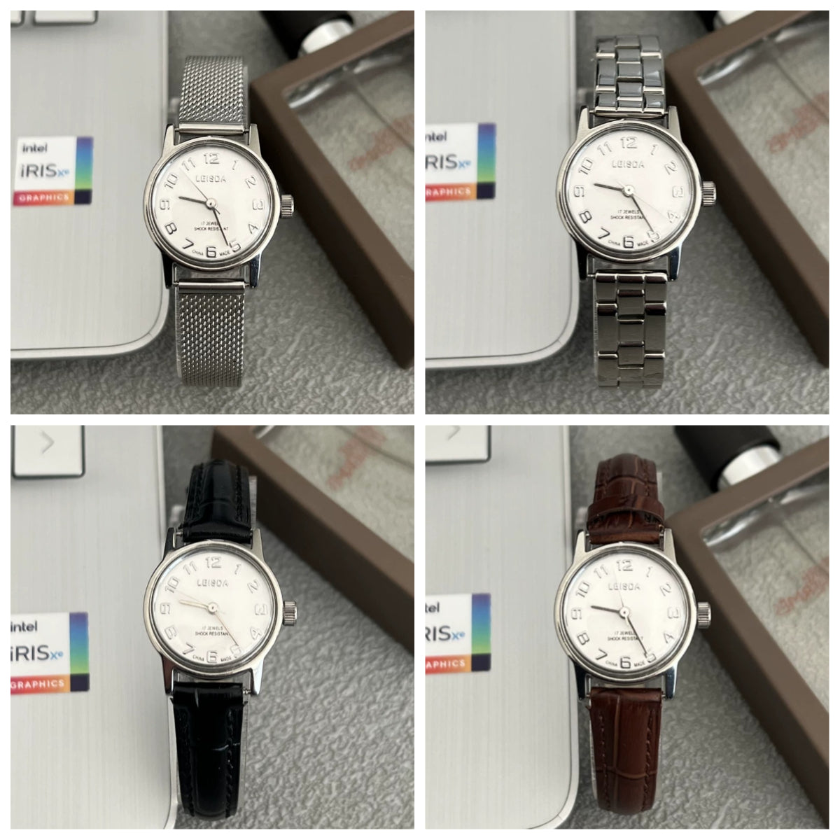 LEISDA Ladies 5520 Manual Wind Mechanical Watch Small Minimalist Vintage NOS