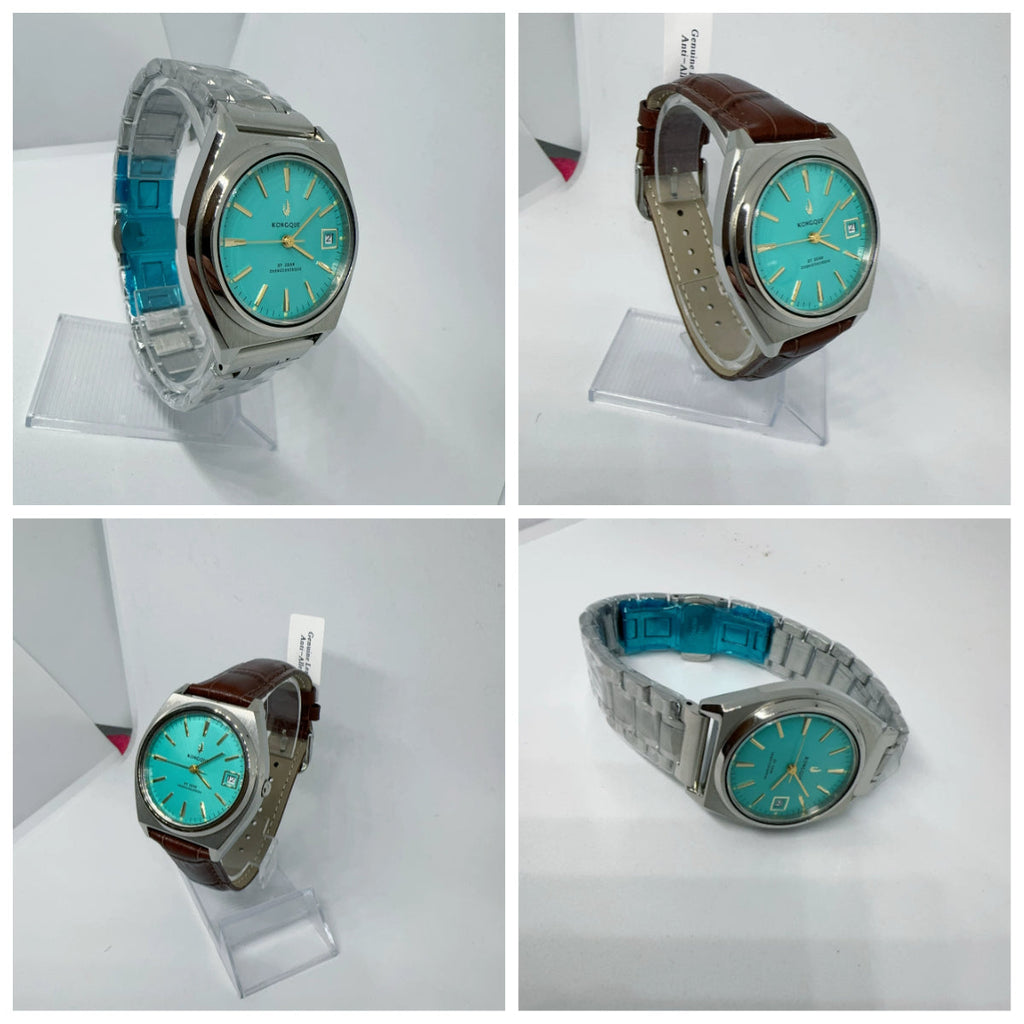 Peacock Semi-Automatic Mechanical Watch Steel Date Vintage Classic NOS