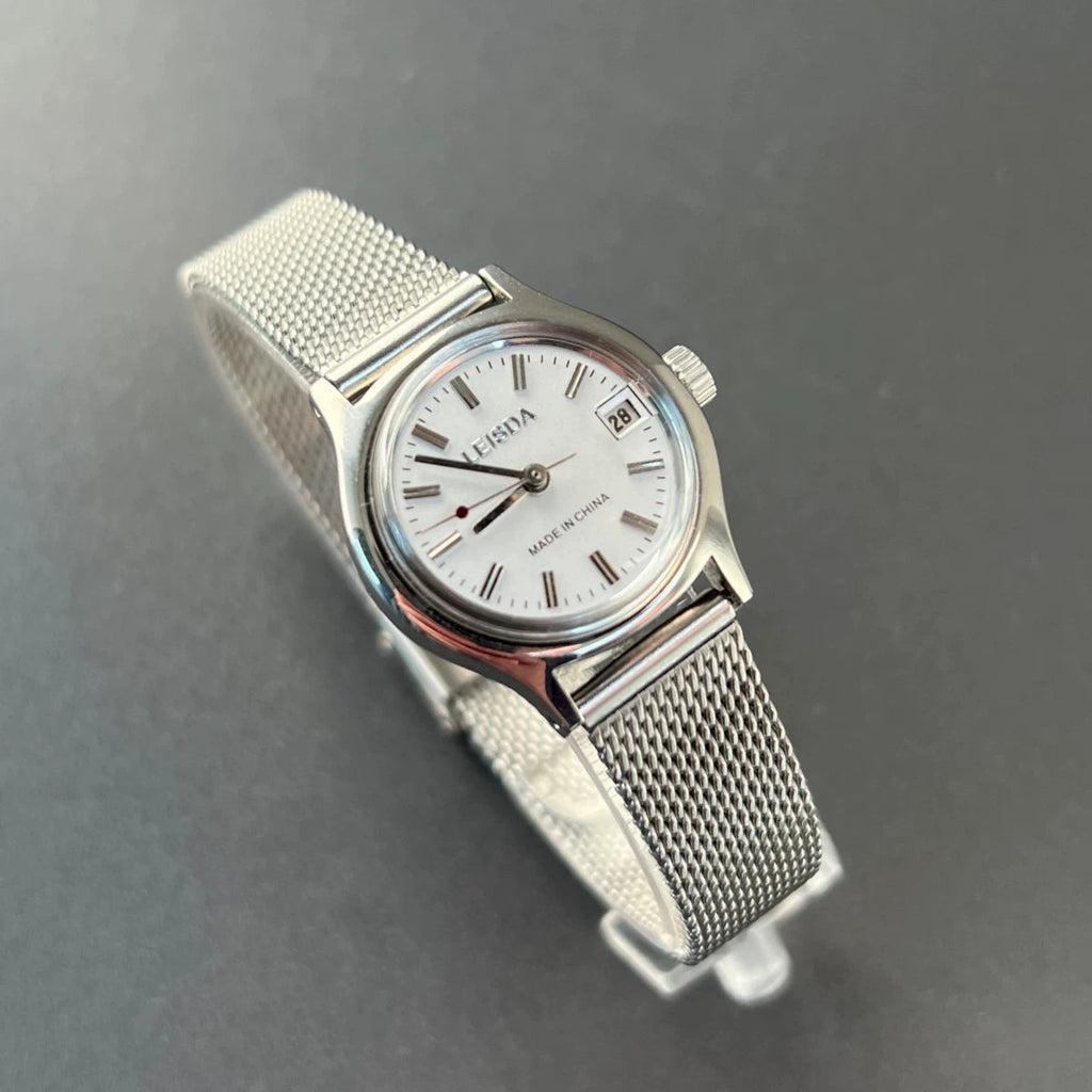 LEISDA Vintage Ladies Manual Wind Watch 19 Jewels Sea Gull Movement NOS