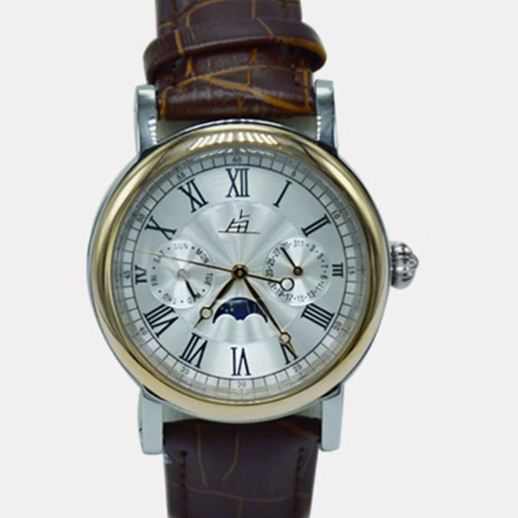 Vintage Men's Automatic Mechanical Watch Waterproof All Steel Sapphire Crystal