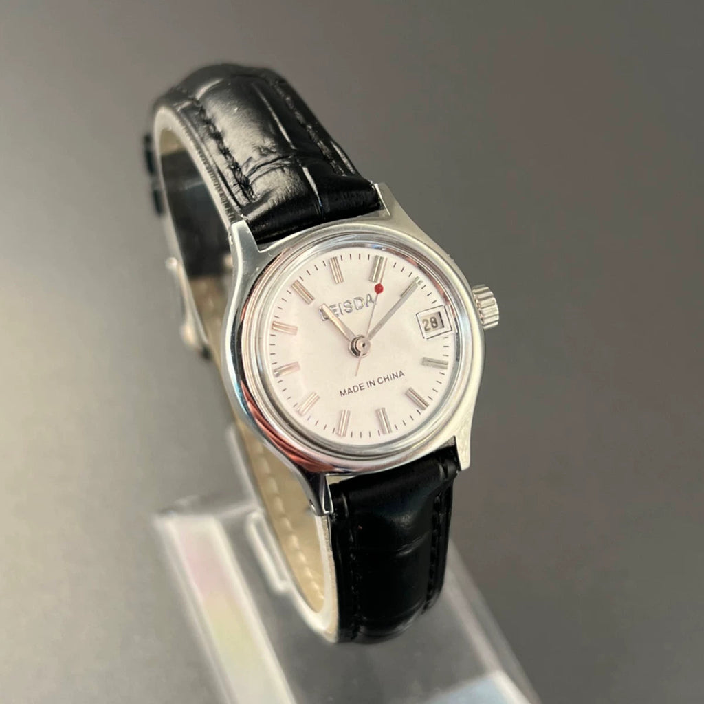 LEISDA Vintage Ladies Manual Wind Watch 19 Jewels Sea Gull Movement NOS