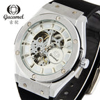GESMART Men's New Automatic Mechanical Watch Silicone Band Business Trendy Wristwatch