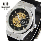GESMART Men's New Automatic Mechanical Watch Silicone Band Business Trendy Wristwatch