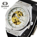 GESMART Men's New Automatic Mechanical Watch Silicone Band Business Trendy Wristwatch