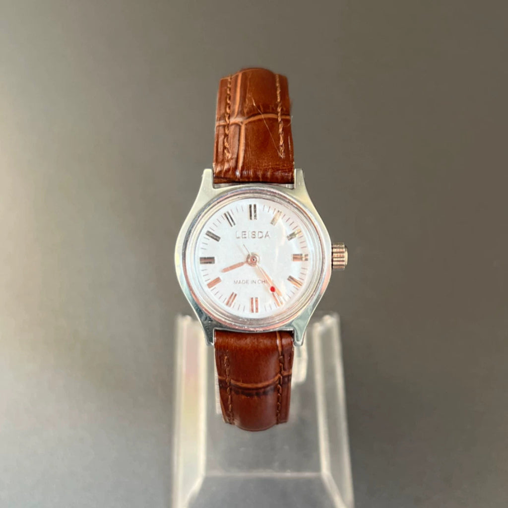 LEISDA Ladies Manual Wind Mechanical Watch 19 Jewels Sea Gull Movement Vintage