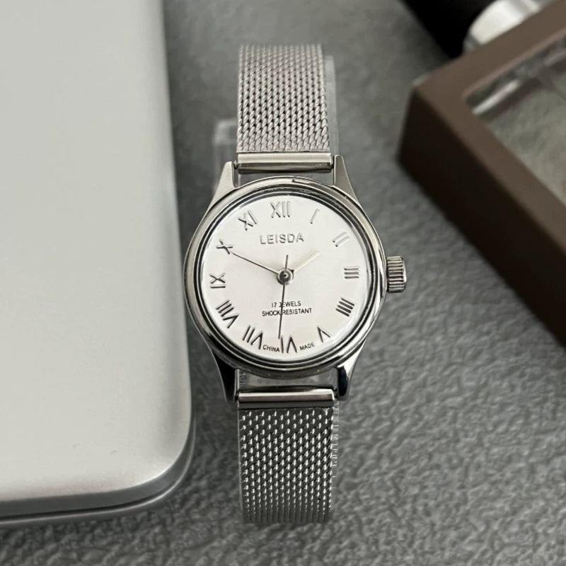 LEISDA Ladies Manual Wind Mechanical Watch Small Minimalist Vintage NOS
