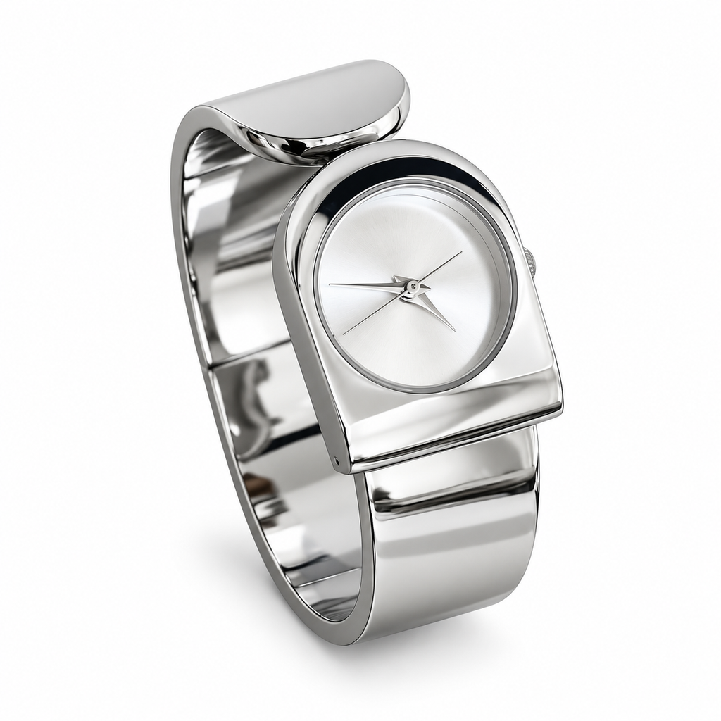 Women's Gold-Tone Bangle Quartz Watch