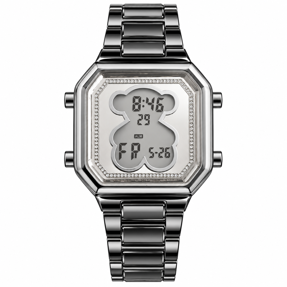 Women's Cartoon Sport Watch with Silicone Strap