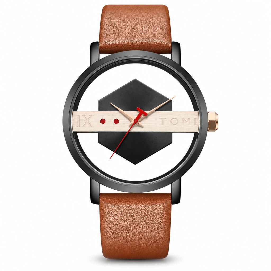 Unisex See-Through Skeleton Quartz Watch