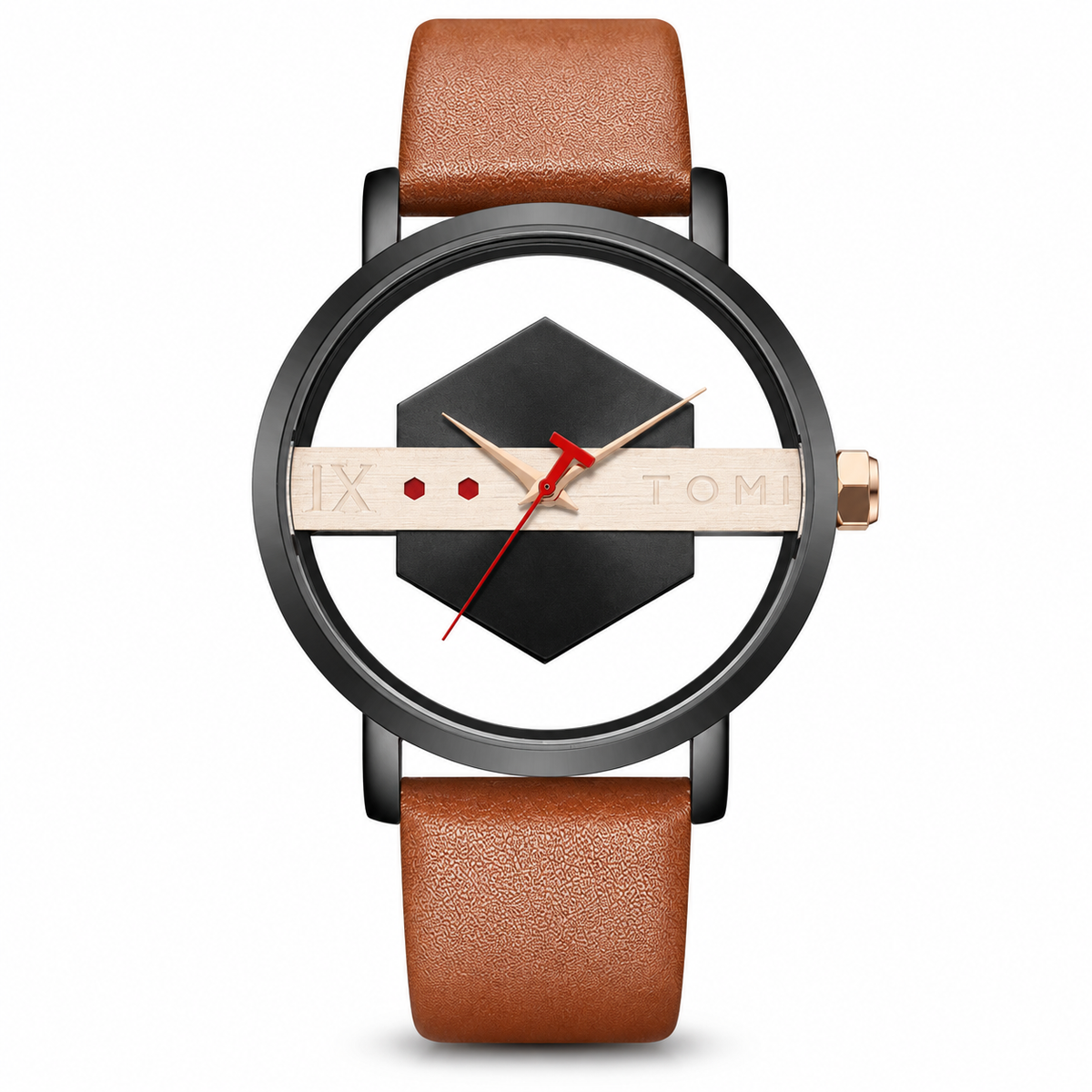 Unisex See-Through Skeleton Quartz Watch