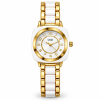 Women's Amber-Tone Vintage Quartz Watch